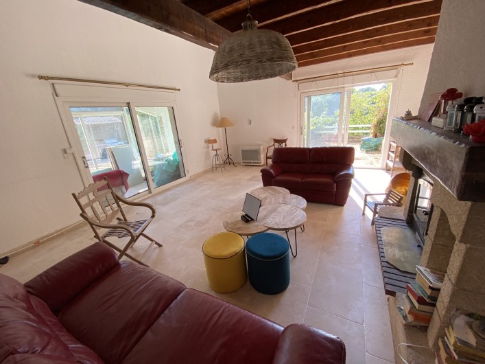 Location de vacances - Villa à Collias - Salon