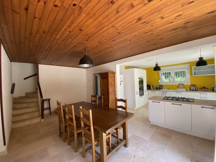 Location de vacances - Villa à Collias - Salle à manger