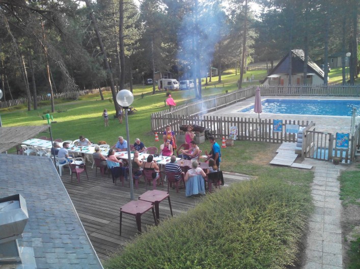 Location de vacances - Camping à Palisse - Terrasse du snack