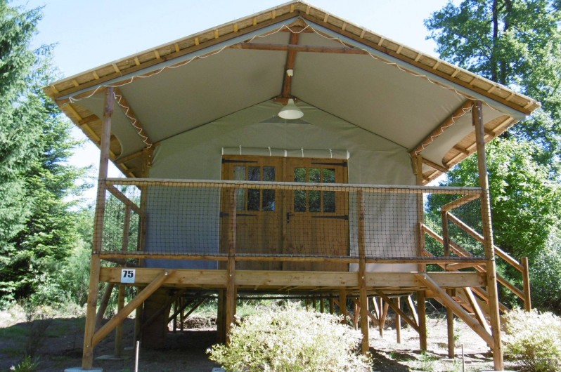 Location de vacances - Camping à Palisse - Lodge sur pilotis