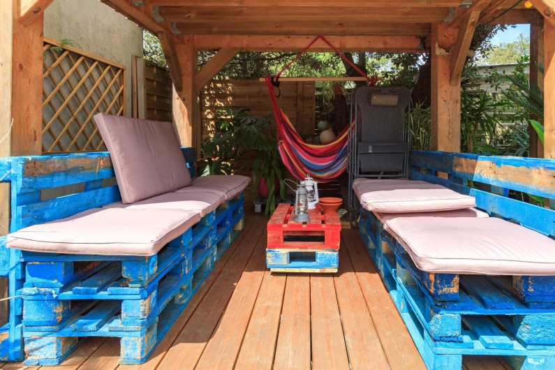 Location de vacances - Villa à Hourtin Plage - Terrasse