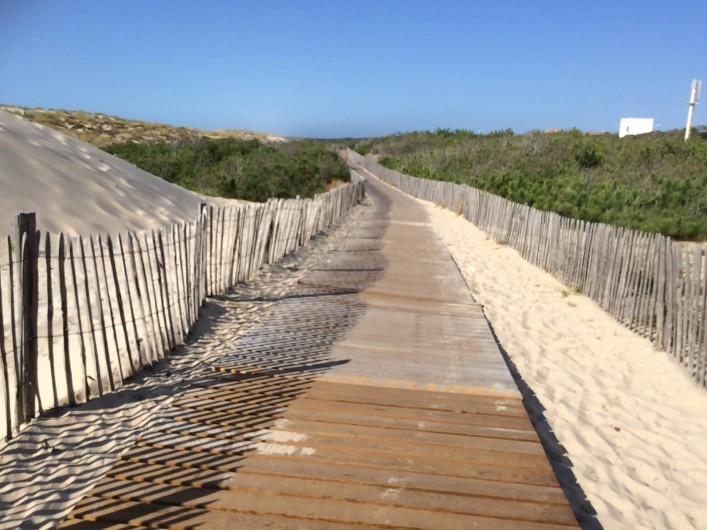 Location de vacances - Villa à Hourtin Plage - Accès plage