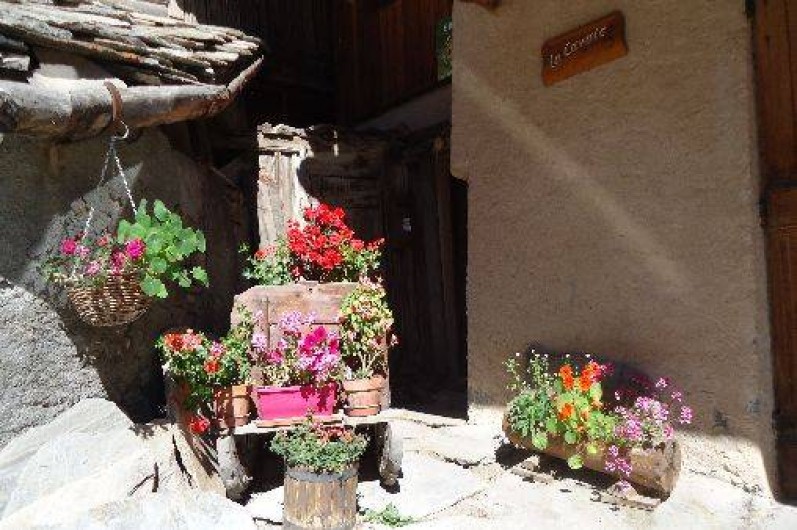 Location de vacances - Appartement à Saint-Véran - Entrée du chalet