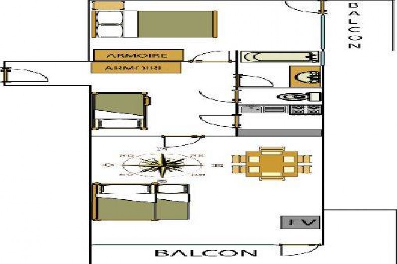 Location de vacances - Appartement à Tignes