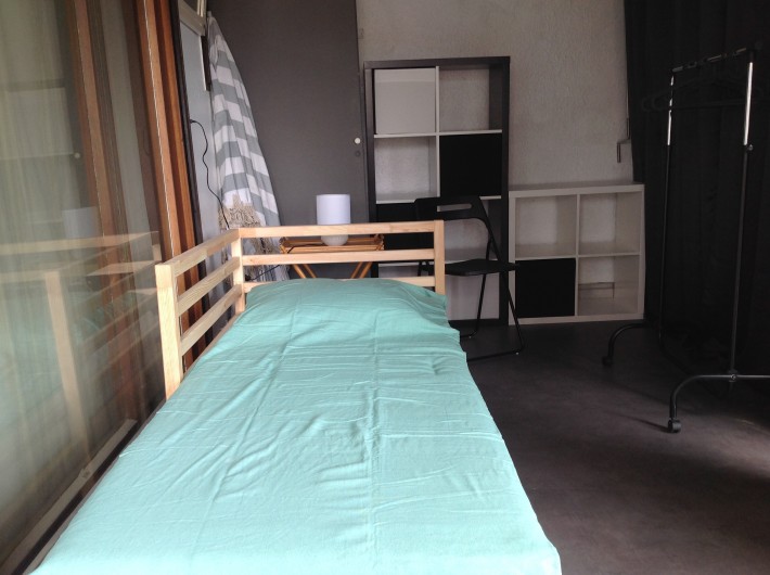 Location de vacances - Appartement à Argelès-sur-Mer - CHAMBRE ENFANTS LES DEUX LITS SE METTENT COTE À COTE