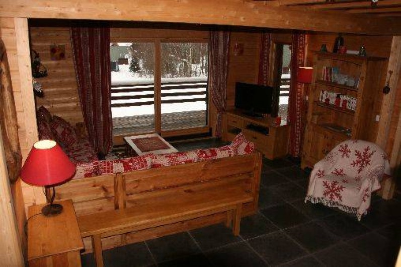 Location de vacances - Chalet à La Féclaz - salon