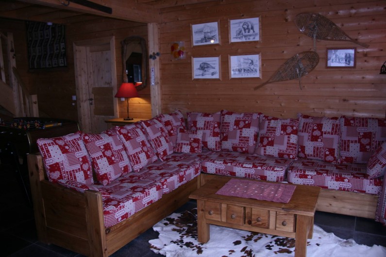 Location de vacances - Chalet à La Féclaz - salon