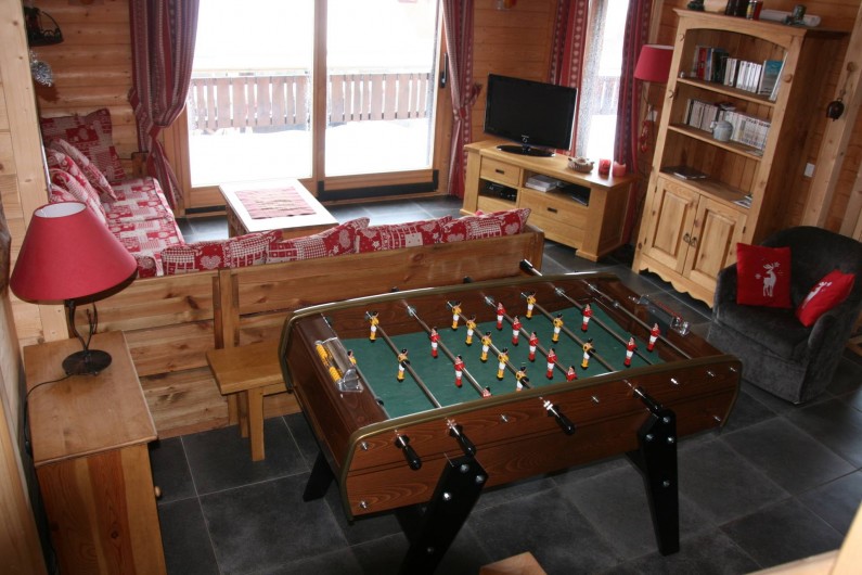 Location de vacances - Chalet à La Féclaz - salon