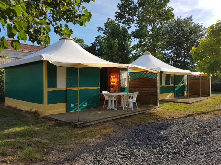 Location de vacances - Camping à Givrand - Bungalow toilé