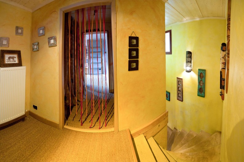 Location de vacances - Chalet à Albiez-Montrond - Hall 1er étage