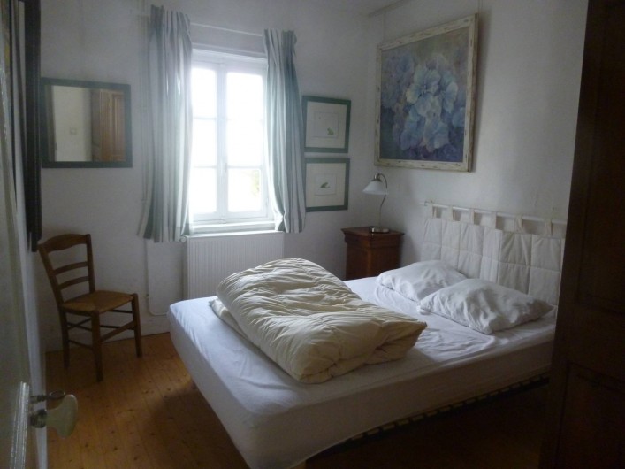 Location de vacances - Maison - Villa à Agon-Coutainville - chambre au lit 2 personnes côté Mer