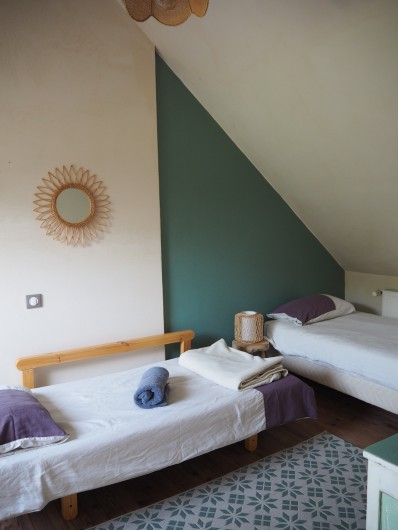 Location de vacances - Gîte à Saint-M'Hervé - Chambre triple ou twin ou lit double