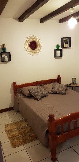 Location de vacances - Maison - Villa à Bois De Nèfles - Chambre du F3 avec mezzanine