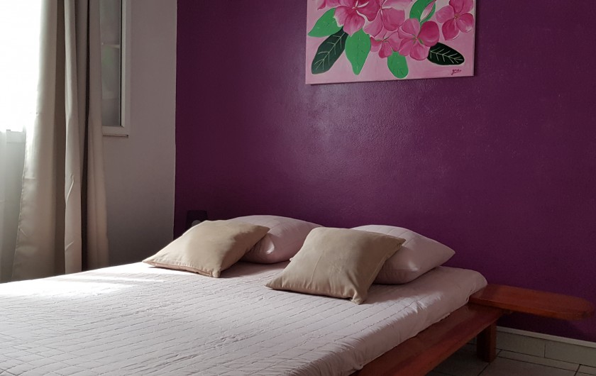 Location de vacances - Maison - Villa à Bois De Nèfles - Chambre du F3 avec mezzanine