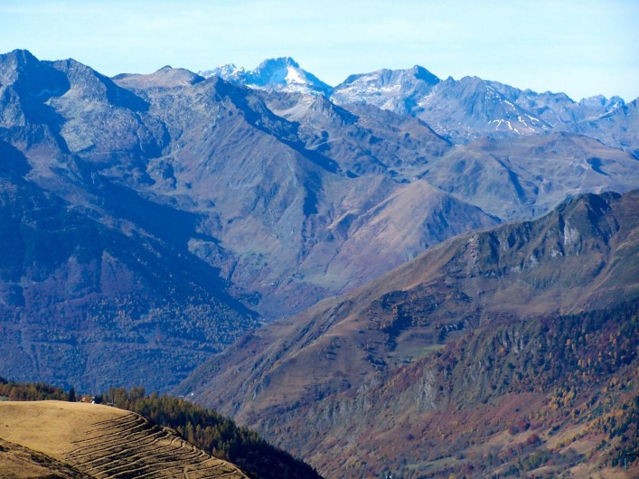 Location de vacances - Gîte à Campan - Les Sommets des Pyrénées Vue du col d'Aspin
