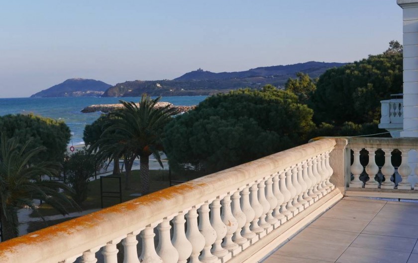 Location de vacances - Chalet à Argelès-sur-Mer - vue depuis terrasse toit