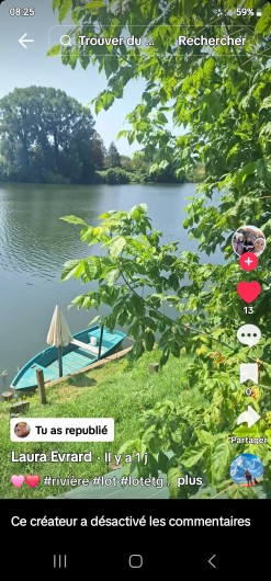 Location de vacances - Gîte à Clairac - bord de riviére