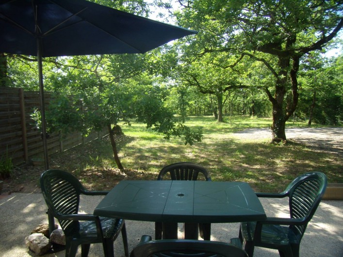 Location de vacances - Gîte à Fontanes - terrasse