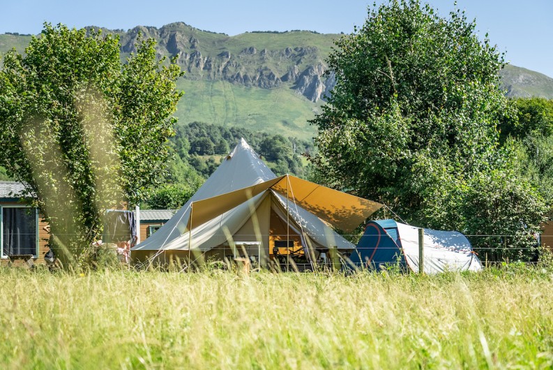 Location de vacances - Chalet à Aucun - Emplacement camping - Azun Nature
