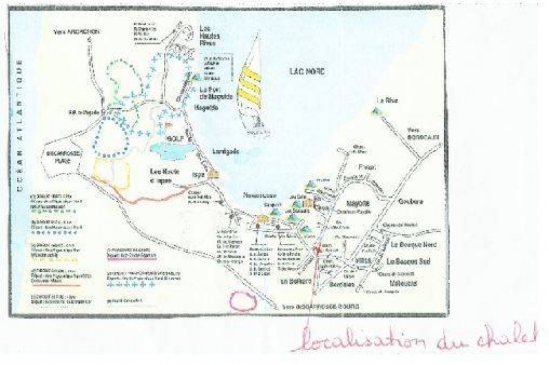 Location de vacances - Chalet à Biscarrosse