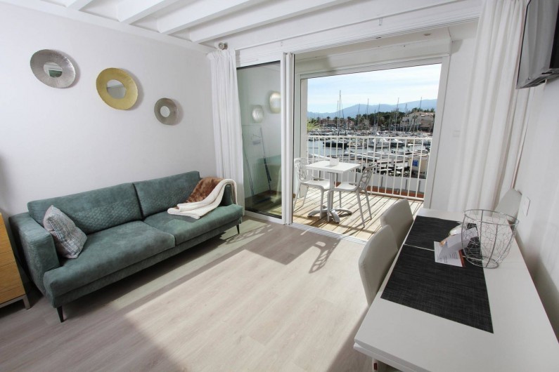 Location de vacances - Appartement à Saint-Cyprien Plage - Duplex, Salon