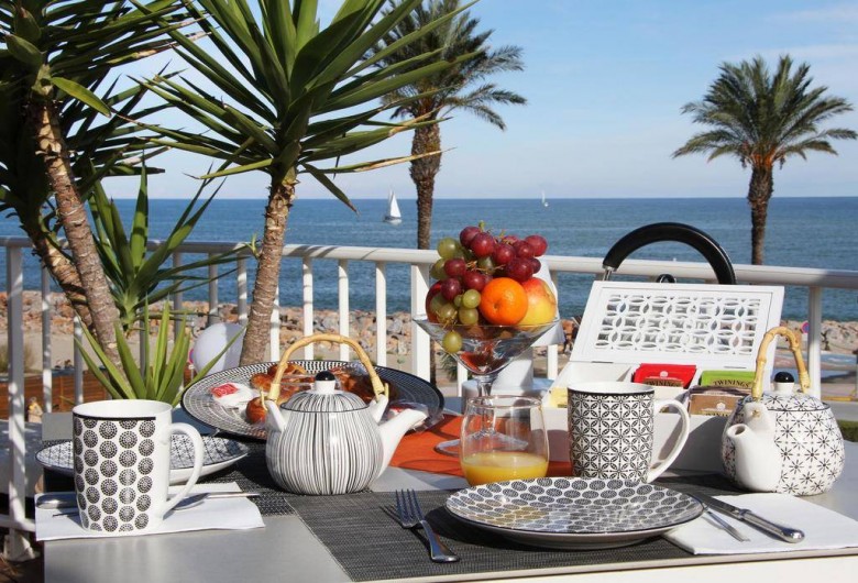 Location de vacances - Appartement à Saint-Cyprien Plage - Petit-déjeuner