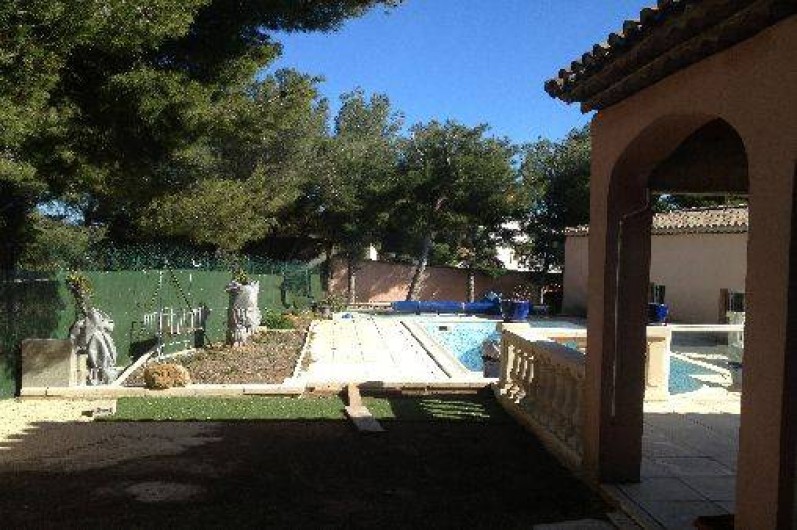 Location de vacances - Maison - Villa à Ensuès-la-Redonne - TERRASSE DONNANT ACCES SUR PISCINE