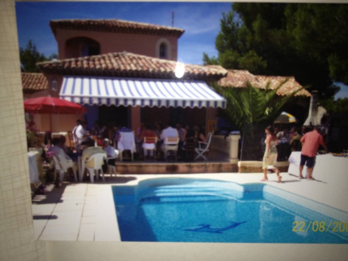 Location de vacances - Maison - Villa à Ensuès-la-Redonne - TERRASSE AVEC ACCES PISICNE