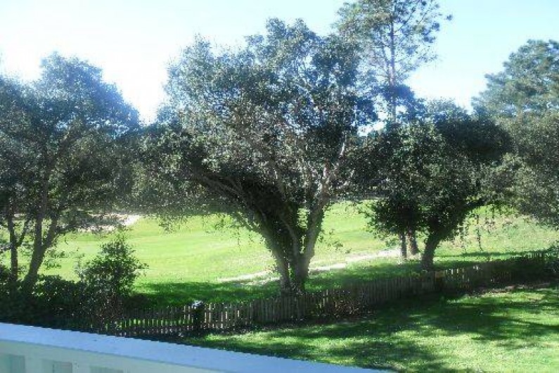 Location de vacances - Appartement à Moliets-et-Maa - Vue du golf depuis la Terrasse