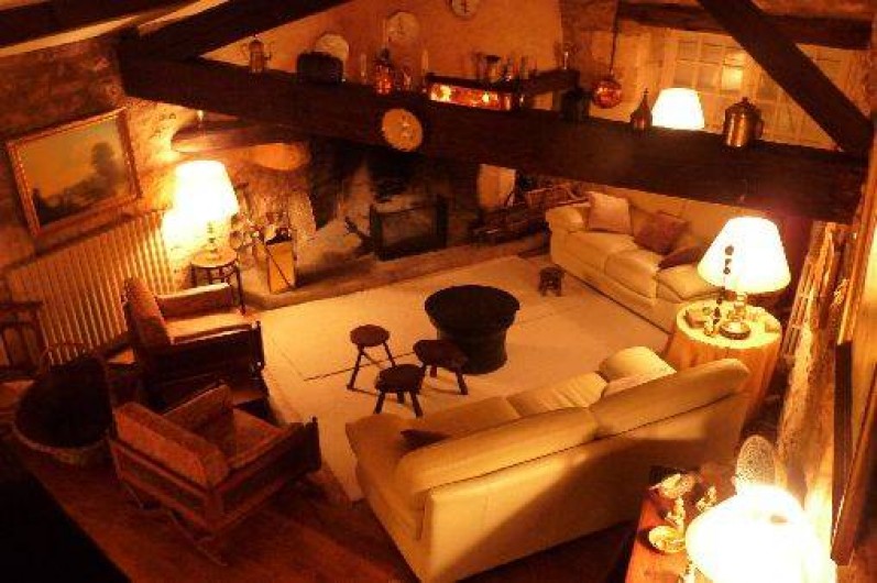 Location de vacances - Moulin à Migné-Auxances - living room vu de la loggia