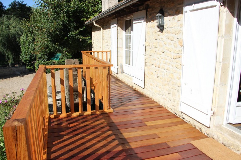 Location de vacances - Moulin à Migné-Auxances - nouveau balcon