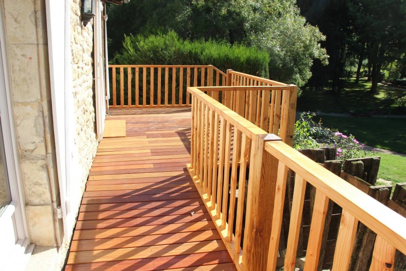 Location de vacances - Moulin à Migné-Auxances - nouveau balcon