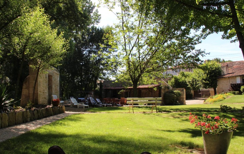 Location de vacances - Moulin à Migné-Auxances - le jardin