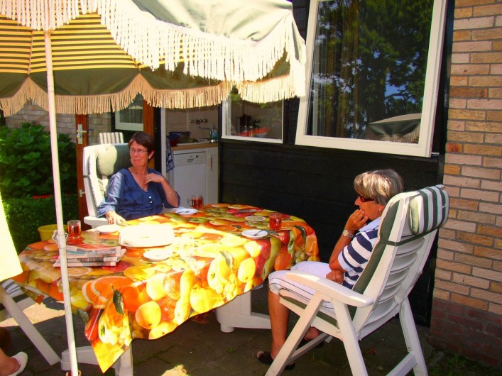 Location de vacances - Bungalow - Mobilhome à Dombourg - Terrasse