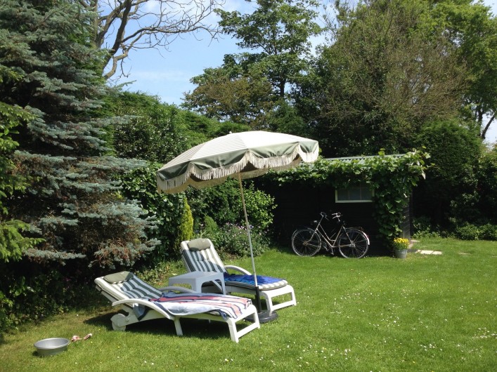 Location de vacances - Bungalow - Mobilhome à Dombourg - Notre jardin