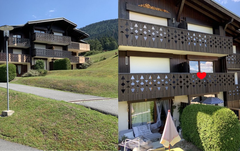 Location de vacances - Appartement à Praz-sur-Arly - Parking localisation