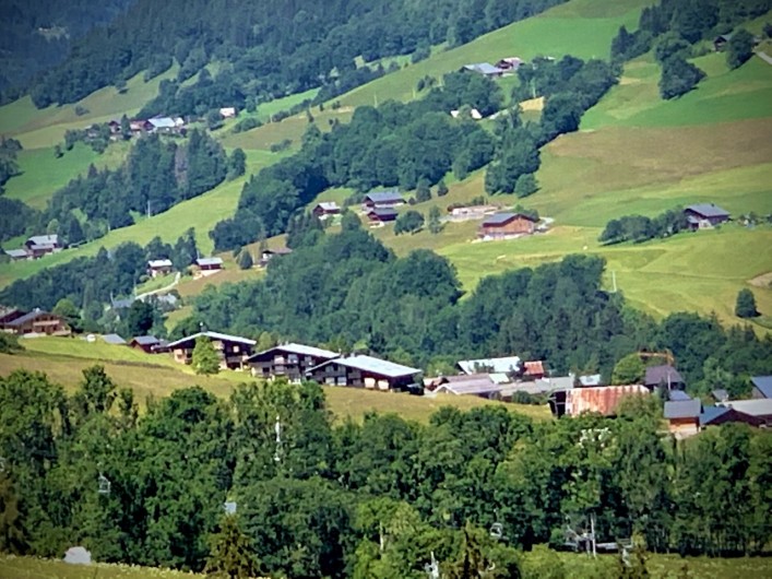 Location de vacances - Appartement à Praz-sur-Arly - Vue chalet