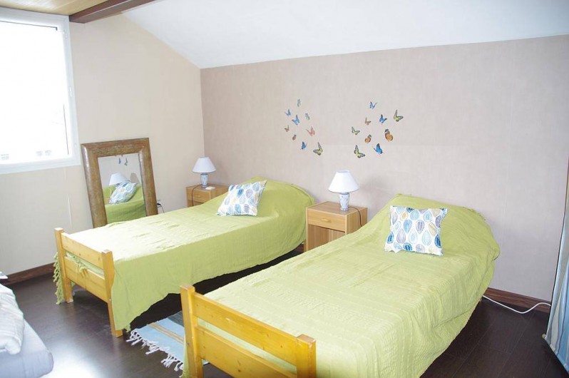 Location de vacances - Chambre d'hôtes à Grayan-et-l'Hôpital - Chambre Château La Lagune.  2 lits de 90