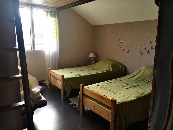 Location de vacances - Chambre d'hôtes à Grayan-et-l'Hôpital - Chambre Château La Lagune comprenant en plus une mezzanine couchage d'appoint