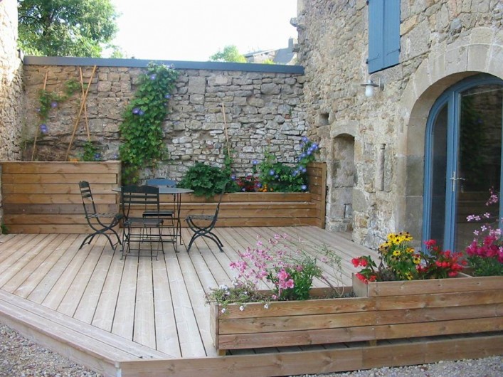 Location de vacances - Gîte à Roussennac - Terrasse suite d'hôtes
