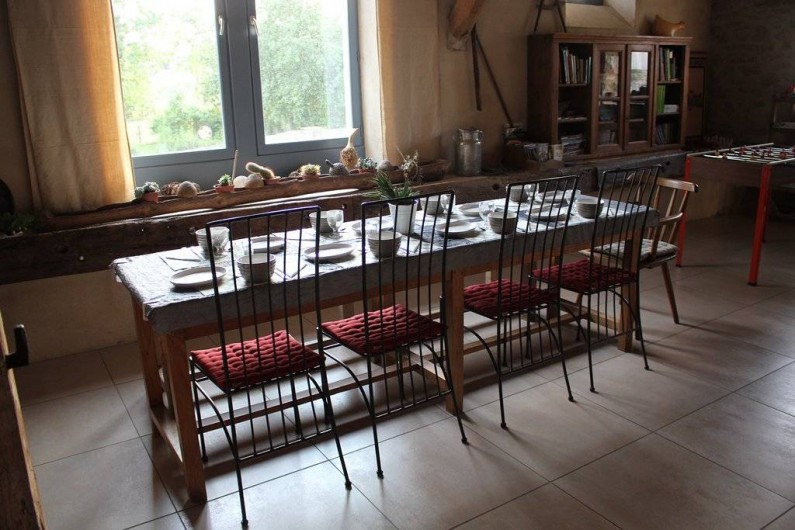 Location de vacances - Gîte à Roussennac - Salle à manger de la maison d'hôtes