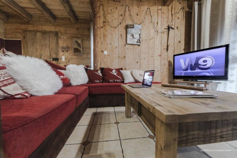 Location de vacances - Appartement à Val-d'Isère - Salon