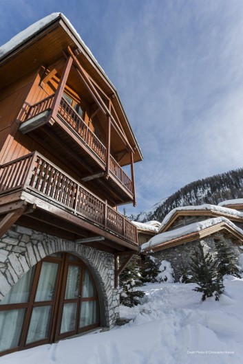 Location de vacances - Appartement à Val-d'Isère - Extérieur du chalet
