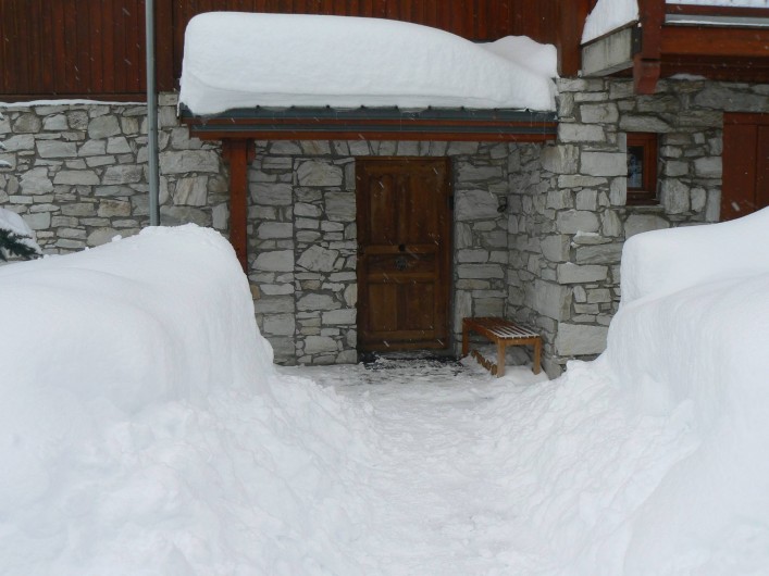 Location de vacances - Appartement à Val-d'Isère - Porte d'entrée de l'appartement