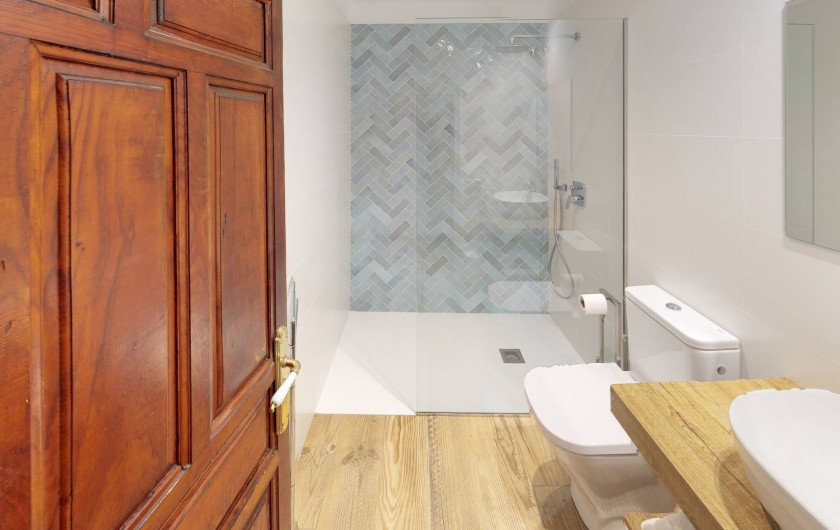 Location de vacances - Mas à Sant Antoni de Calonge - une douche à l'Italienne avec jets...