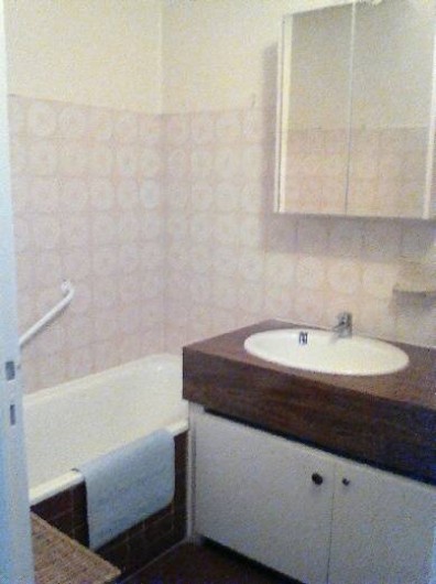 Location de vacances - Studio à Gréoux-les-Bains - salle de bain, wc séparé