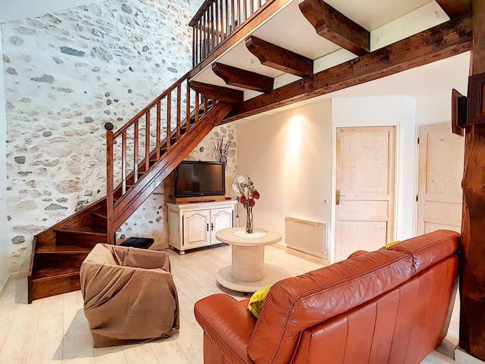 Location de vacances - Appartement à Arandon - VUE D'ENSEMBLE SALON