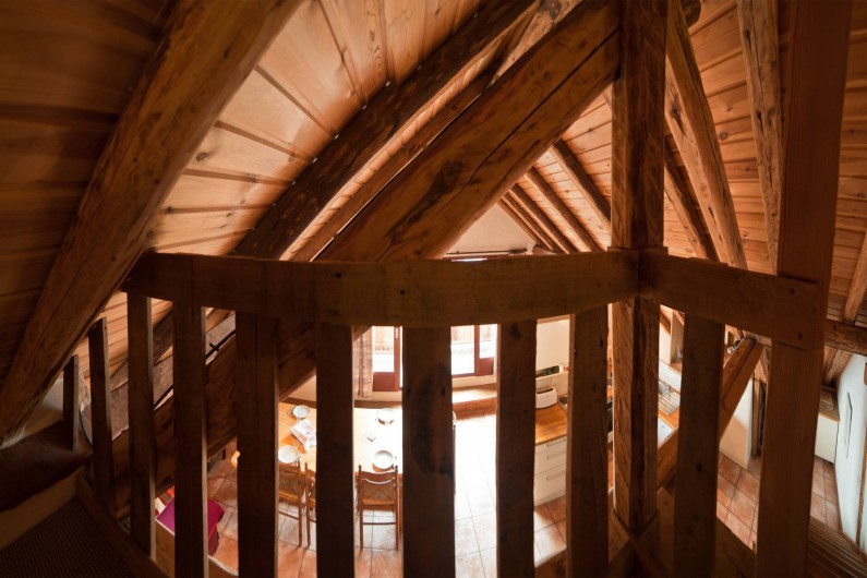 Location de vacances - Appartement à Albiez-le-Vieux - mezzanine / vue séjour