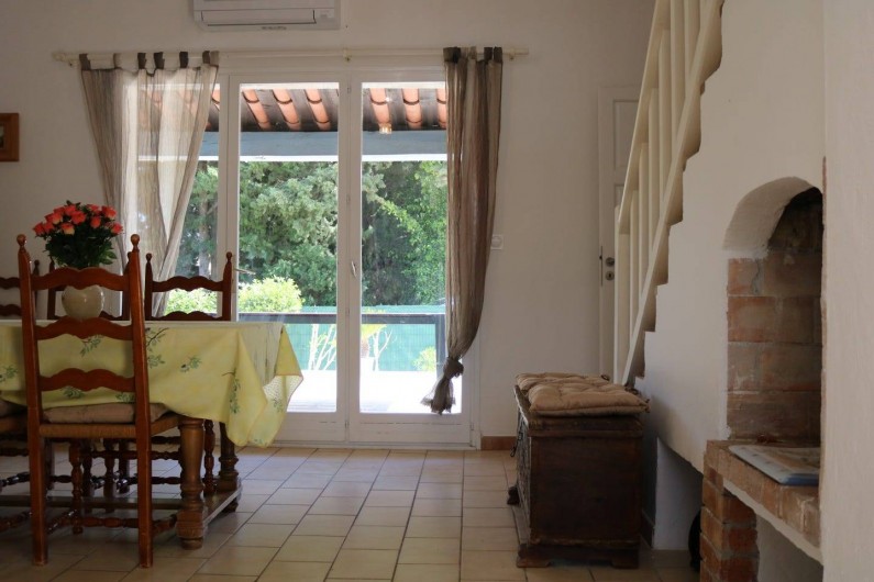 Location de vacances - Villa à Sainte-Maxime - salon - salla à manger