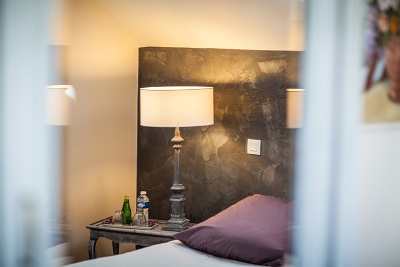 Location de vacances - Chambre d'hôtes à Salies-de-Béarn - la suite , le Lit..